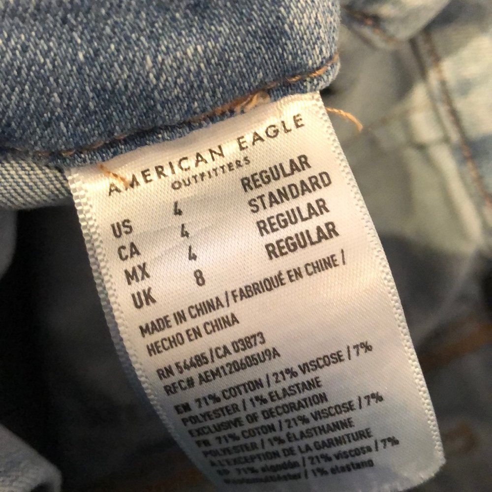 Women’s American Eagle Jeans, size: 4 - Picture 3 of 4